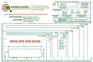 Envelope Size Chart For Mailing