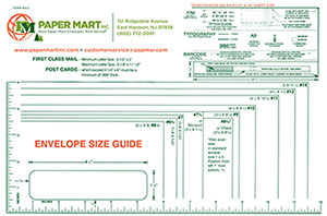 A Size Envelope Chart